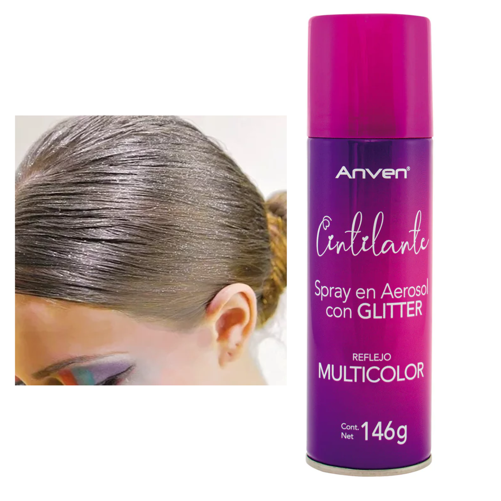 SPRAY CINTILANTE REFLEJOS MULTICOLOR ANVEN