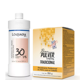 [KITLQ] KIT DECOLORANTE AMARILLO Y PEROXIDO 30 VOL LT