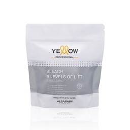 [8022297143385] DECOLORANTE YELLOW BLEACH POWDER 9 TONOS POUCH 500g