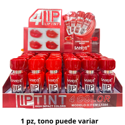[7502287475890] LIP TINT 4 COLOR SANIYE L1304 (24P)