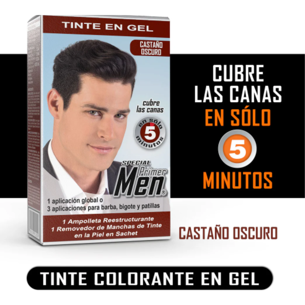 PRIMER MEN LOQUAY CASTAÑO OSCURO 85G