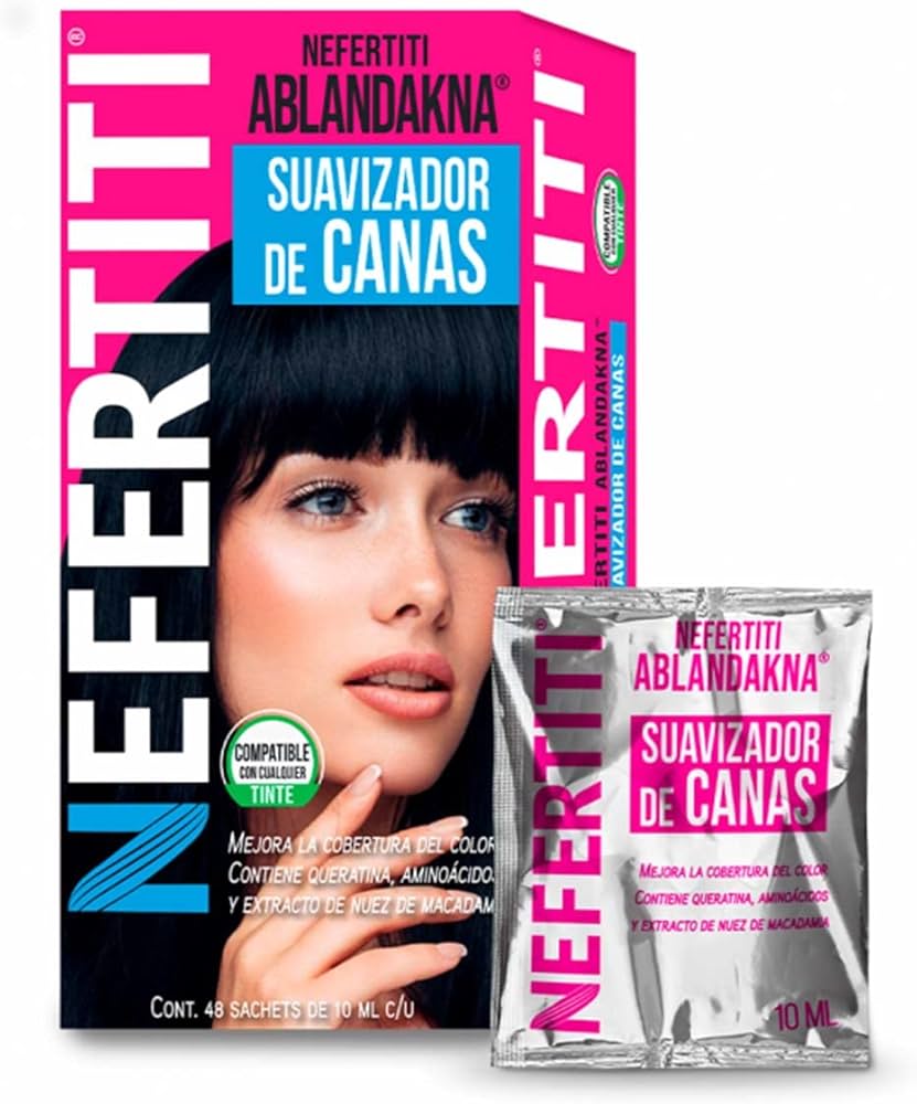 SOBRE SUAVIZADOR DE CANAS NEFERTITI 10ML 12PZ (6735)