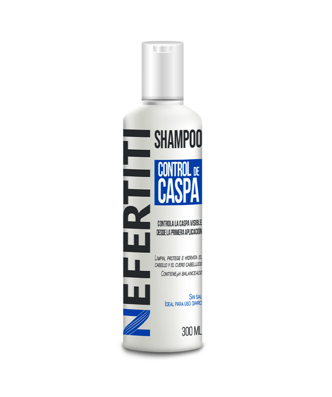 SHAMPOO CONTROL CASPA LIBRE DE SAL NEFERTITI 300ML