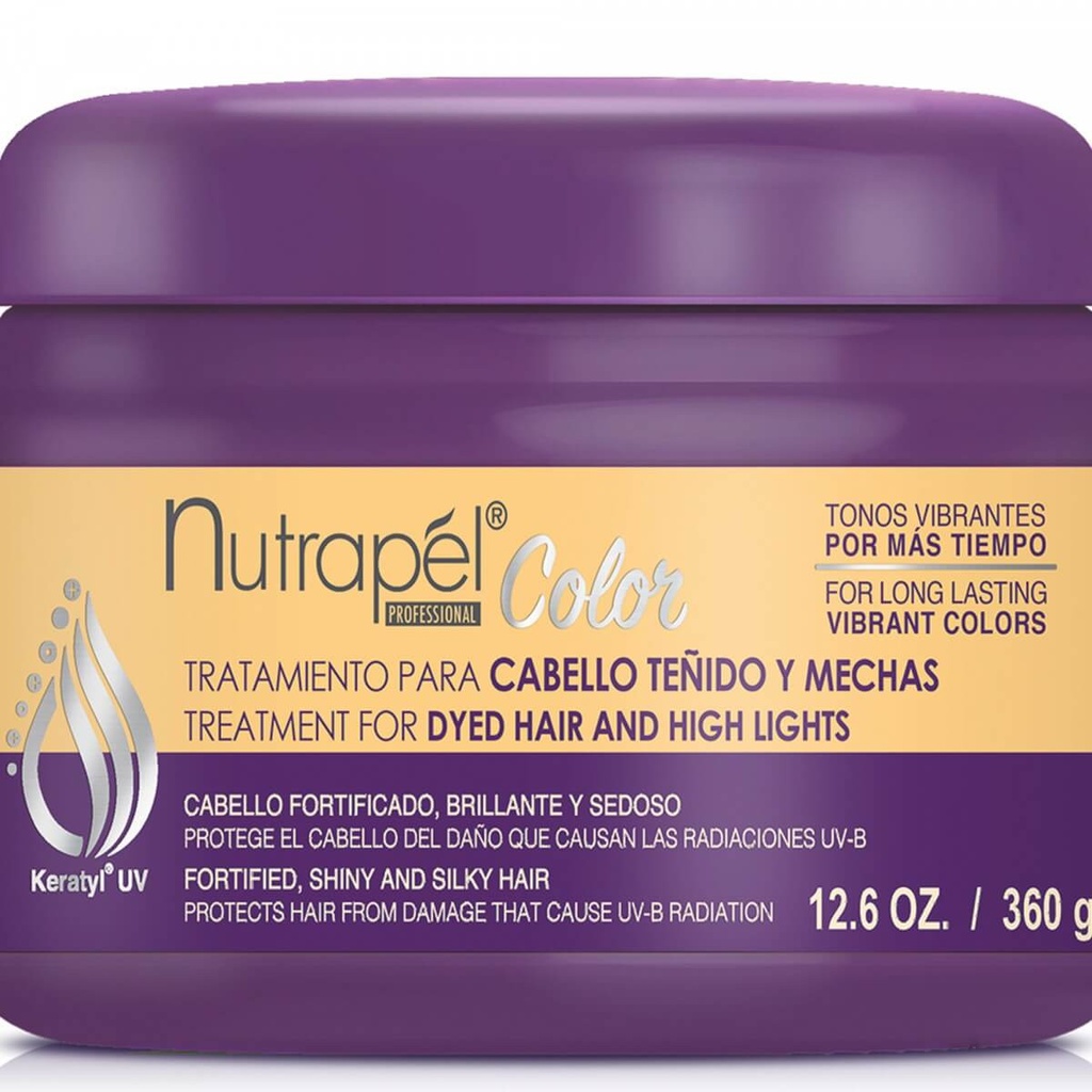 TRATAMIENTO CAPILAR CABELLO TEÑIDO 350ML NUTRAPEL PNC14