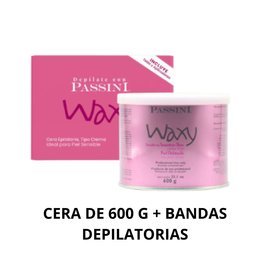 CERA PARA EPILAR PIEL DELICADA PASSINI 600G (7501633711057)