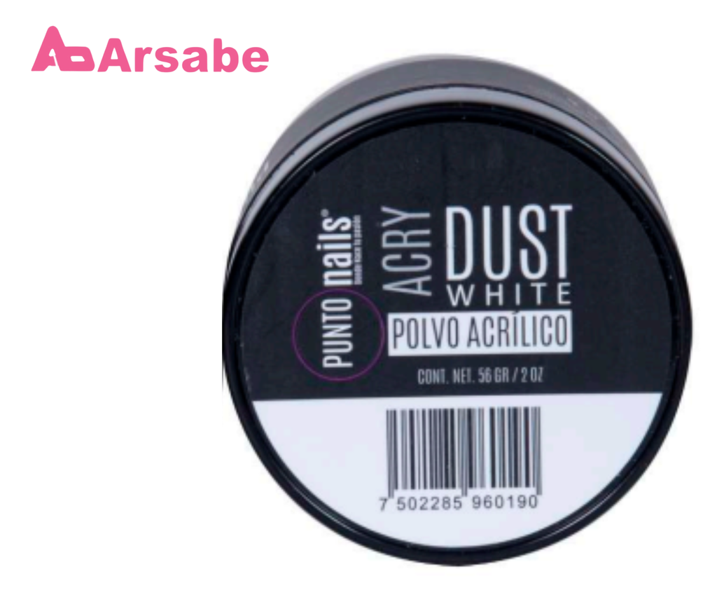 DUST POLVO ACRILICO WHITE 56 GR 2 OZ