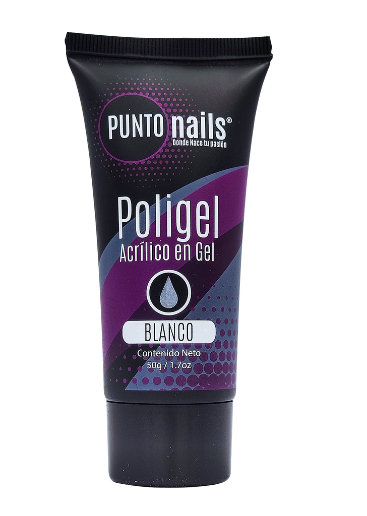 PUNTO NAILS POLYGEL WHITE 50GRS PNPW50