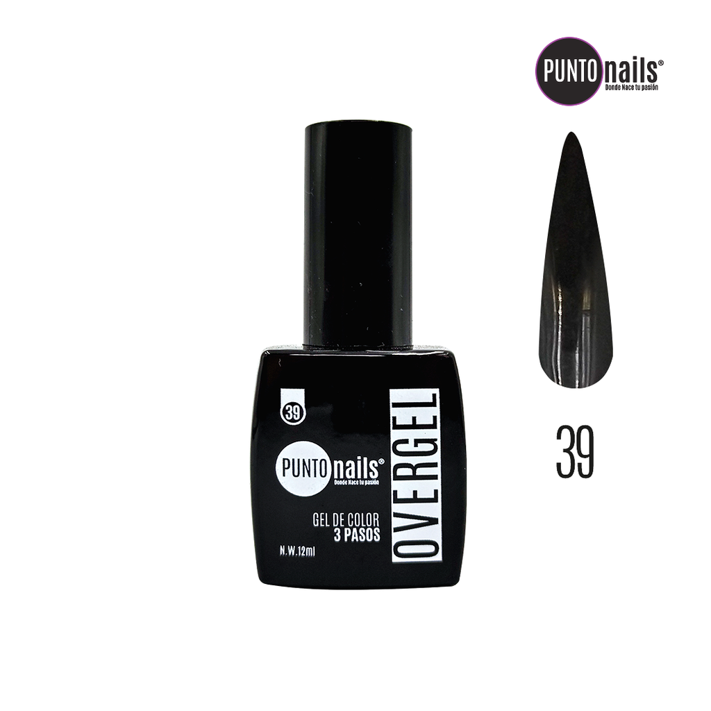 PUNTO NAILS GEL HYPNOTIC  71 SUSTITUYE A PUNTO NAILS OVERGEL 39 NEGRO 12 ml PNH71