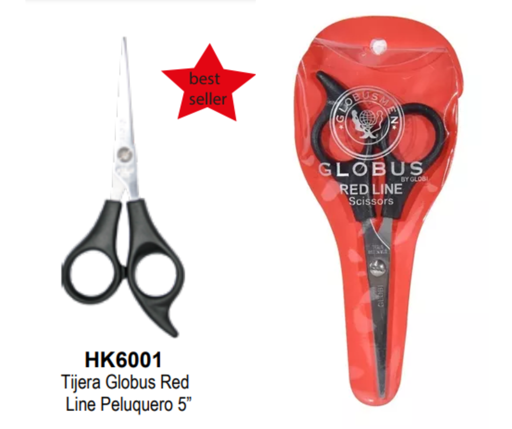 TIJERA PELUQUERO GLOBI RED 5&quot; HK6001