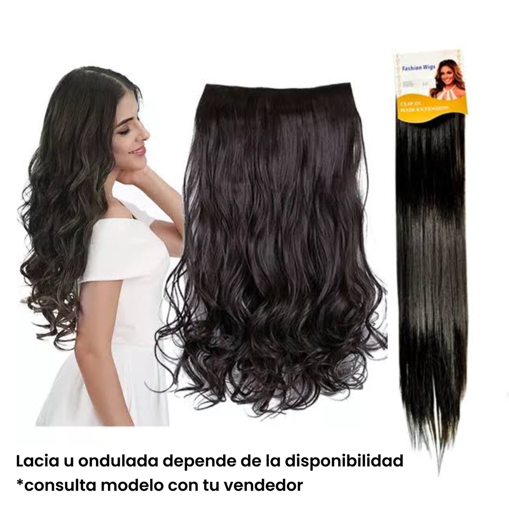 EXTENSION DE 1 CORTINA CON CLIP NEGRO