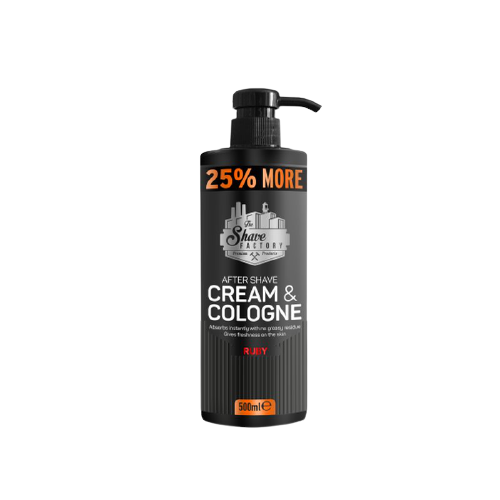 CREAM AND COLOGE RUBY 500ML SHAVE FACTORY