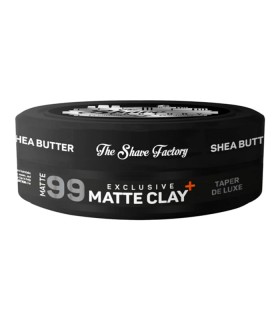 POMADA SHAVE FACTORY MATTE CLAY SHEA BUTTER #99 150ML TSFEM99