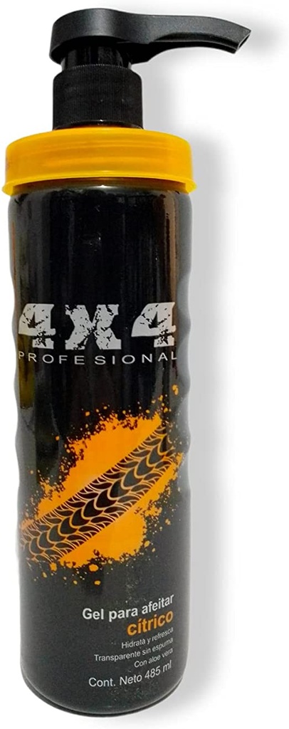 GEL PARA AFEITAR 4X4 PROFESIONAL CITRICOS