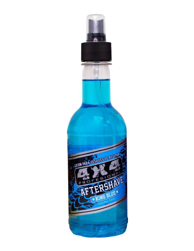 AFTERSHAVE 4X4X PROFESIONAL KING BLUE 300ML