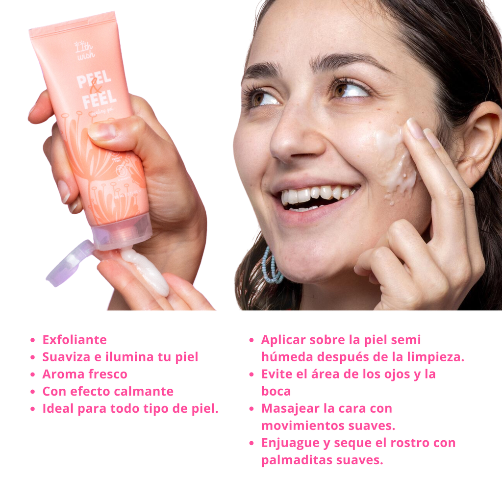 GEL EXFOLIANTE PEEL AND FEEL AMOR US SKPFFP