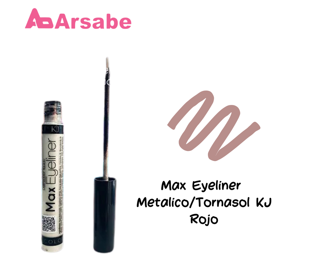 DELINEADOR LIQUIDO MAX EYELINER TORNASOL ROJO