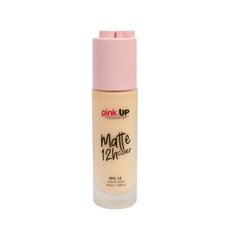 MAQUILLAJE LIQUIDO MATE PALE 100 MATTE 12 HRS.PINK UP