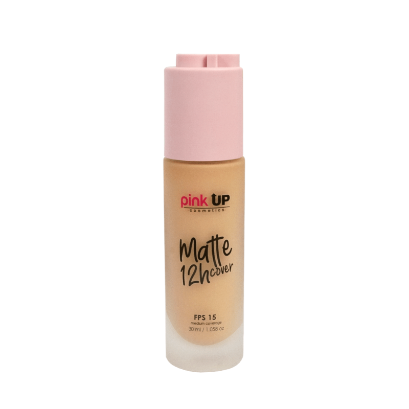 MAQUILLAJE LIQUIDO MATE MEDIUM 500 MATTE 12 HRS.PINK UP, PZ PKMHR500