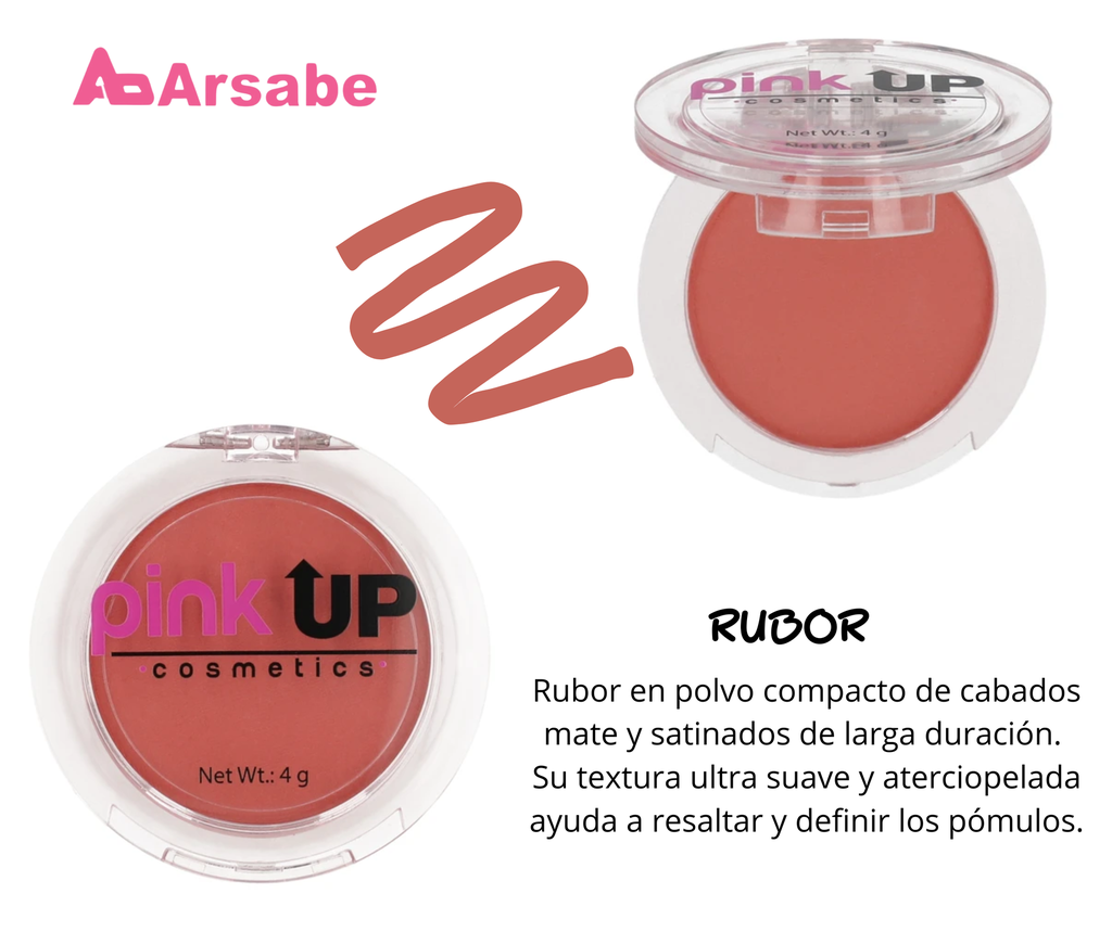 RUBOR INDIVIDUAL 04 MAUVE, PINK UP, PZ PKR04