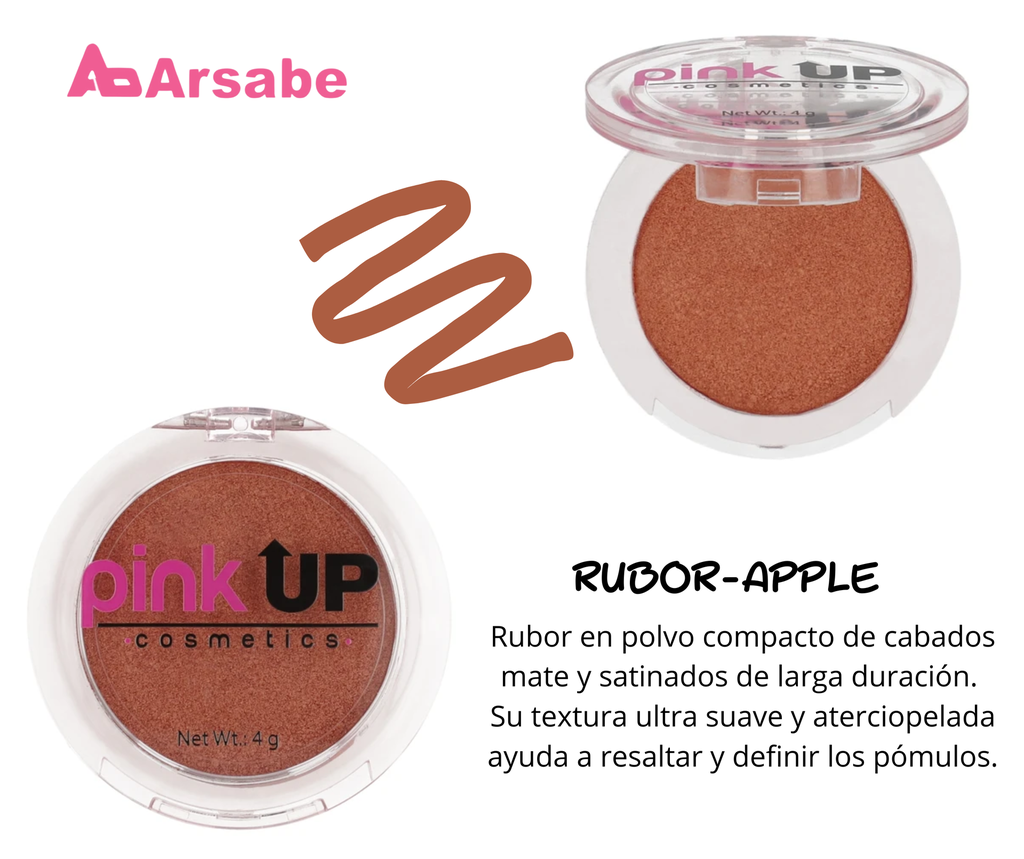 RUBOR INDIVIDUAL 07 APPLE, PINK UP, PZ PKR07