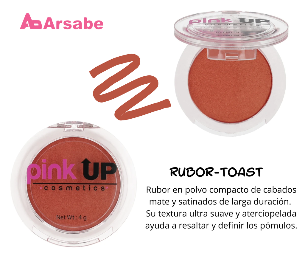 RUBOR INDIVIDUAL 08 TOAST, PINK UP, PZ PKR08