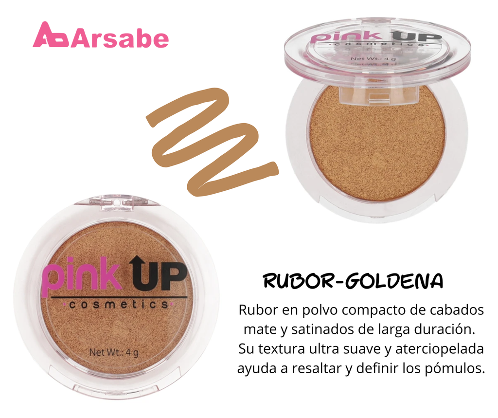 RUBOR INDIVIDUAL 09 GOLDEN, PINK UP, PZ PKR09