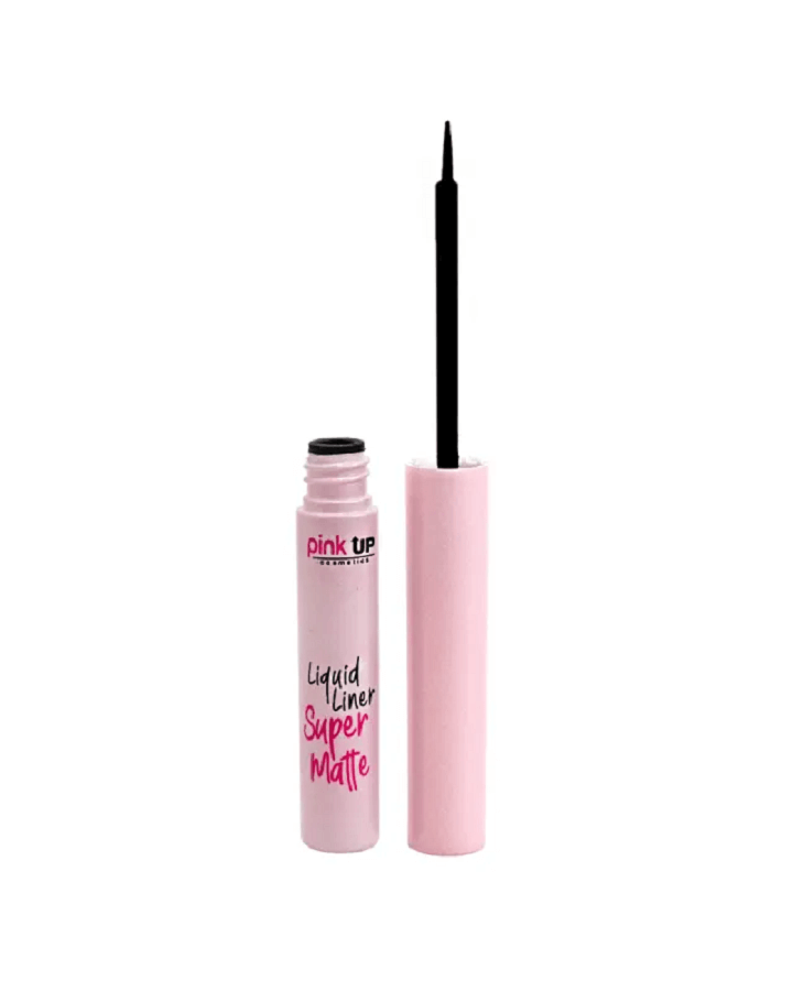 SUPER MATTE LIQUID LINER, CHARCOAL BLACK, PINK UP, PZ. PKEL701