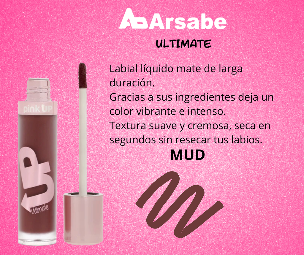 LABIAL LIQUIDO MATE ULTIMATE MUD PKUM21(7502296060353)