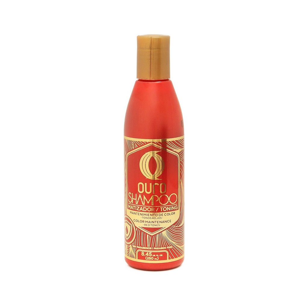 SHAMPOO MATIZADOR ROJO TONING RED OURO 250ML