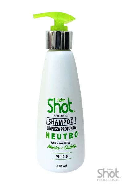 SHAMPOO LIMPIEZA PROFUNDA MENTA SABILA 320ML KOLOR SHOT