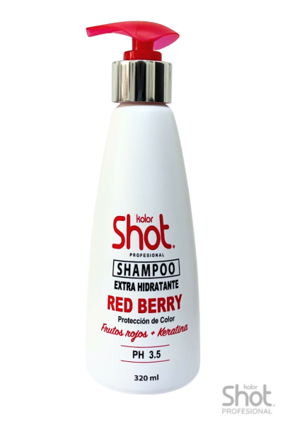 SHAMPOO RED BERRY 320ML KOLOR SHOT
