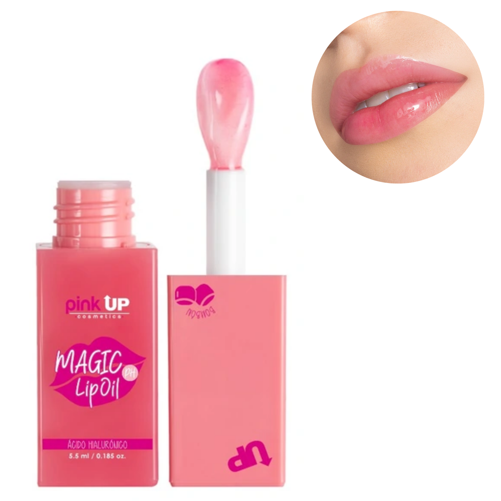 MARSHMALLOW 02 MAGIC LIP OIL BRILLO LABIAL HIDRATANTE MAGICO PINK UP PKML02