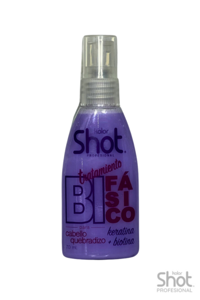 TRATAMIENTO BIFASICO KERATINA + BIOTINA 70ML KOLOR SHOT