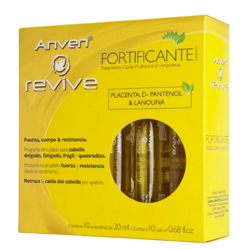 AMPOLLETA REVIVE FORTIFICANTE 20ML ANVEN 10PZ