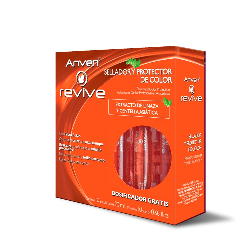 AMPOLLETA REVIVE CABELLO TEÑIDO 20ML ANVEN