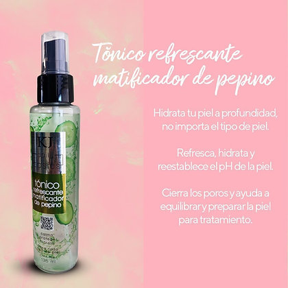 TONICO REFRESCANTE MATIFICADOR DE PEPINO