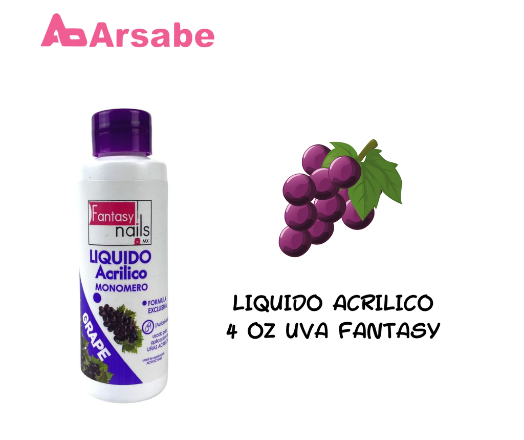 LIQUIDO ACRILICO UVA 4OZ FANTASY