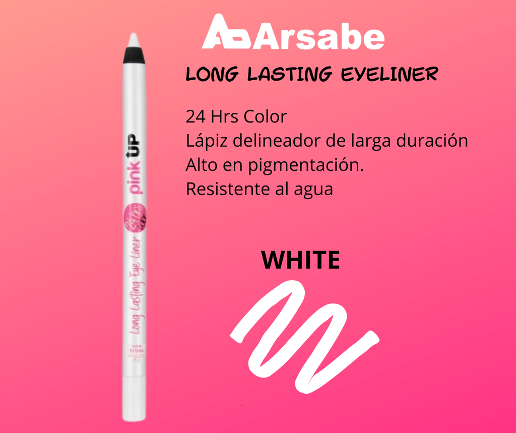 LONG LASTING EYE LINER 24HRS. EYE EYE LINER  PINK UP WHITE 16 (PKEL16)