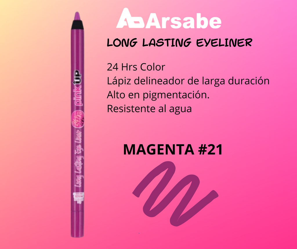 LONG LASTING EYE LINER 24HRS. EYE LINER  PINK UP ORQUID 22