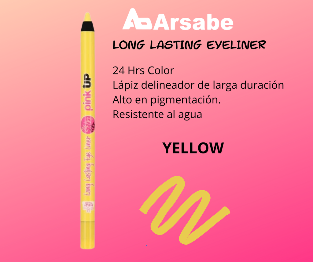 LONG LASTING EYE LINER 24HRS. EYE LINER  PINK UP BB YELLOW 29