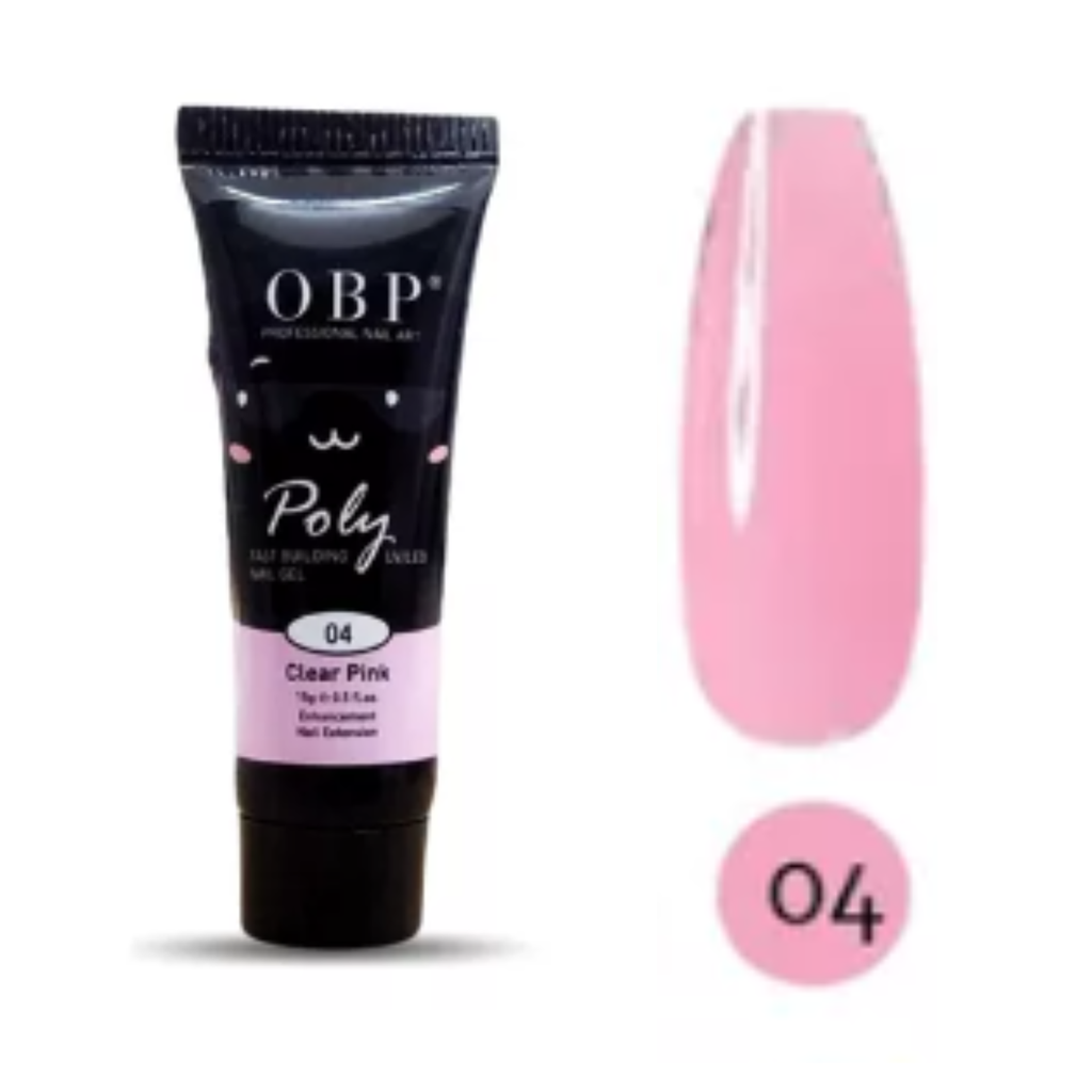 POLYGEL OBP 15ML 04 CLEAR PINK