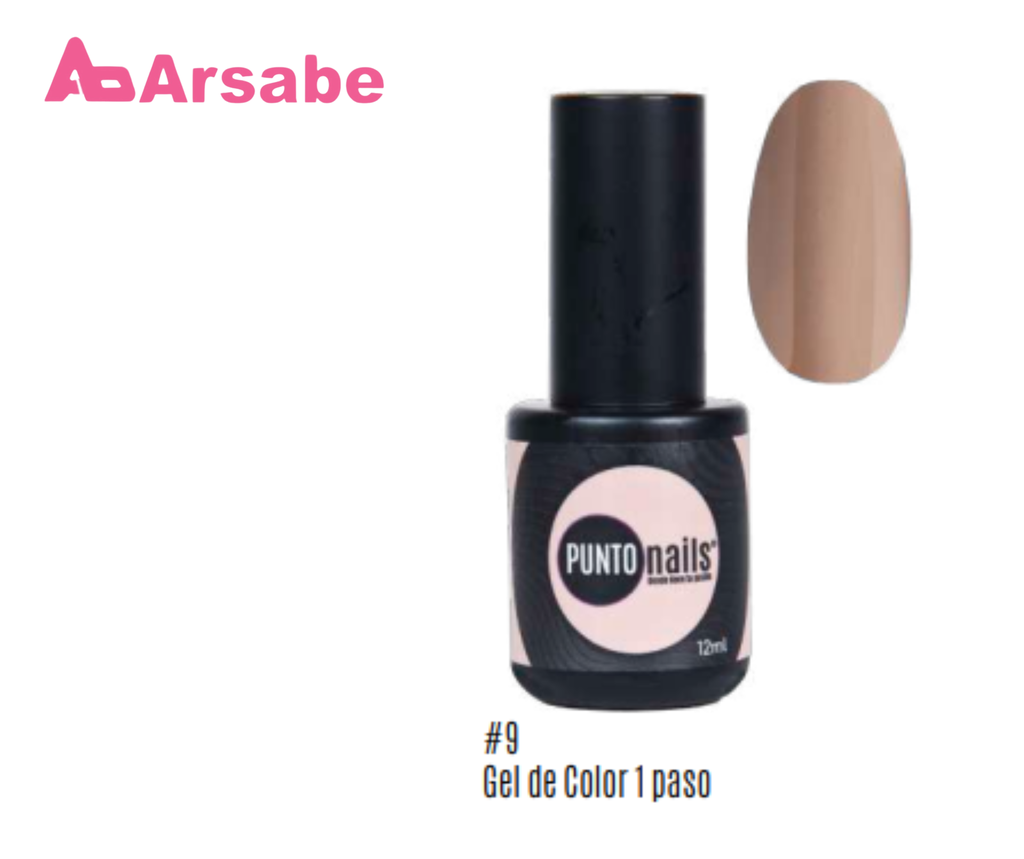 PUNTO NAILS GEL 1 PASO PEARL 9 12ML PN1G09