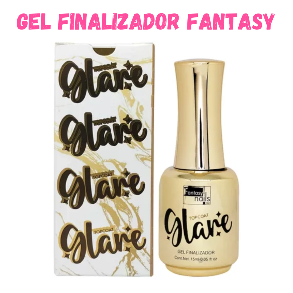 GEL TOP COAT GLARE FANTASY NAILS