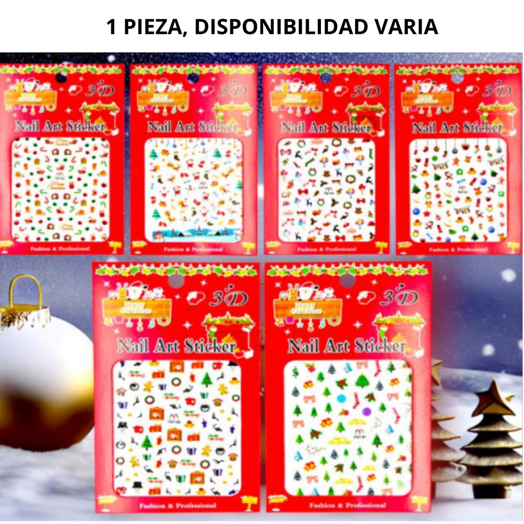 STICKER NAVIDAD 1 PIEZA