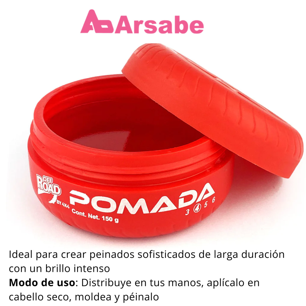 POMADA OFF ROAD ROJO 4X4 150G