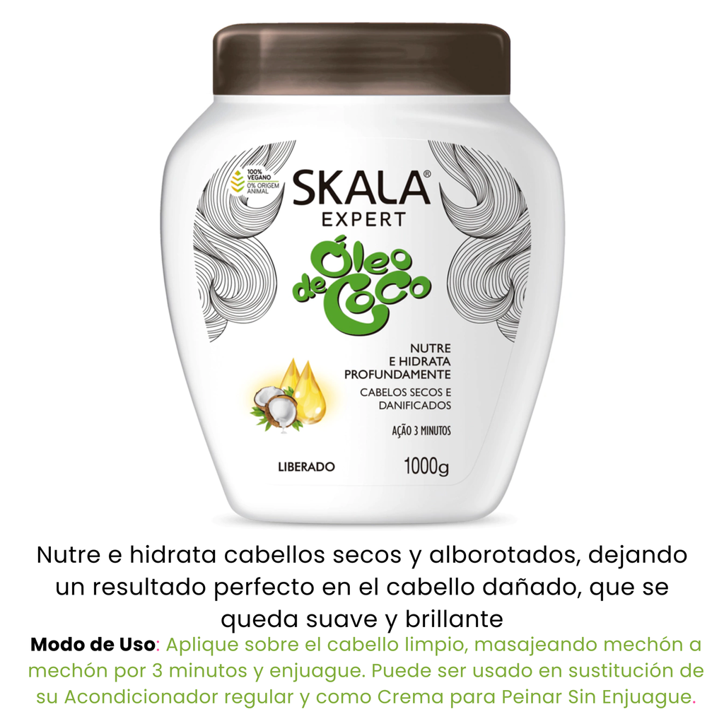 MASCARILLA SKALA EXPERT OLEO DE COCO 1000G