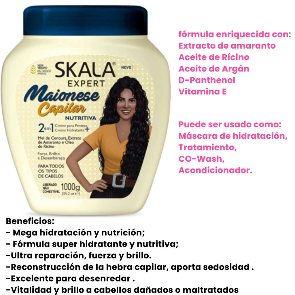 MASCARILLA SKALA EXPERT MAIONESE CAPILAR 1000G