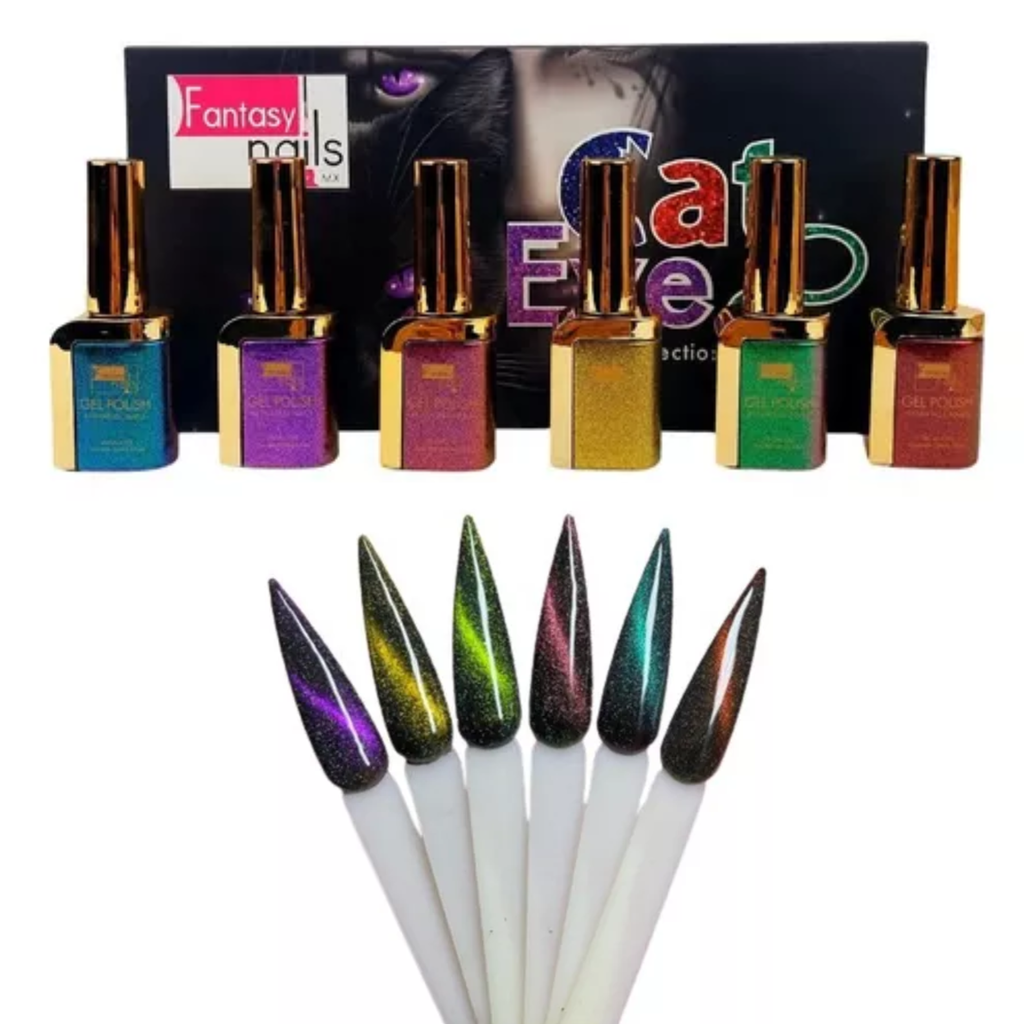 CAT EYE COLLECTION SET 6 PZAS FANTASY NAILS