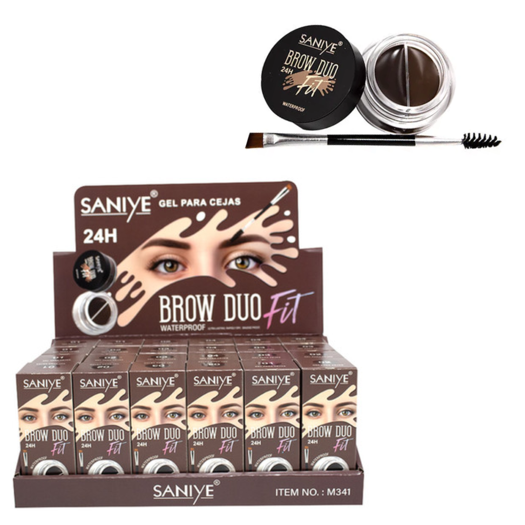 GEL PARA CEJAS BROW DUO 24H SANIYE M341 (24P)