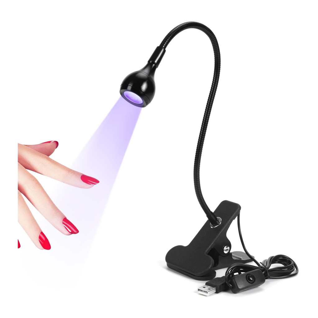 LAMAPARA CLIP ON UV NEGRA CPL01-01